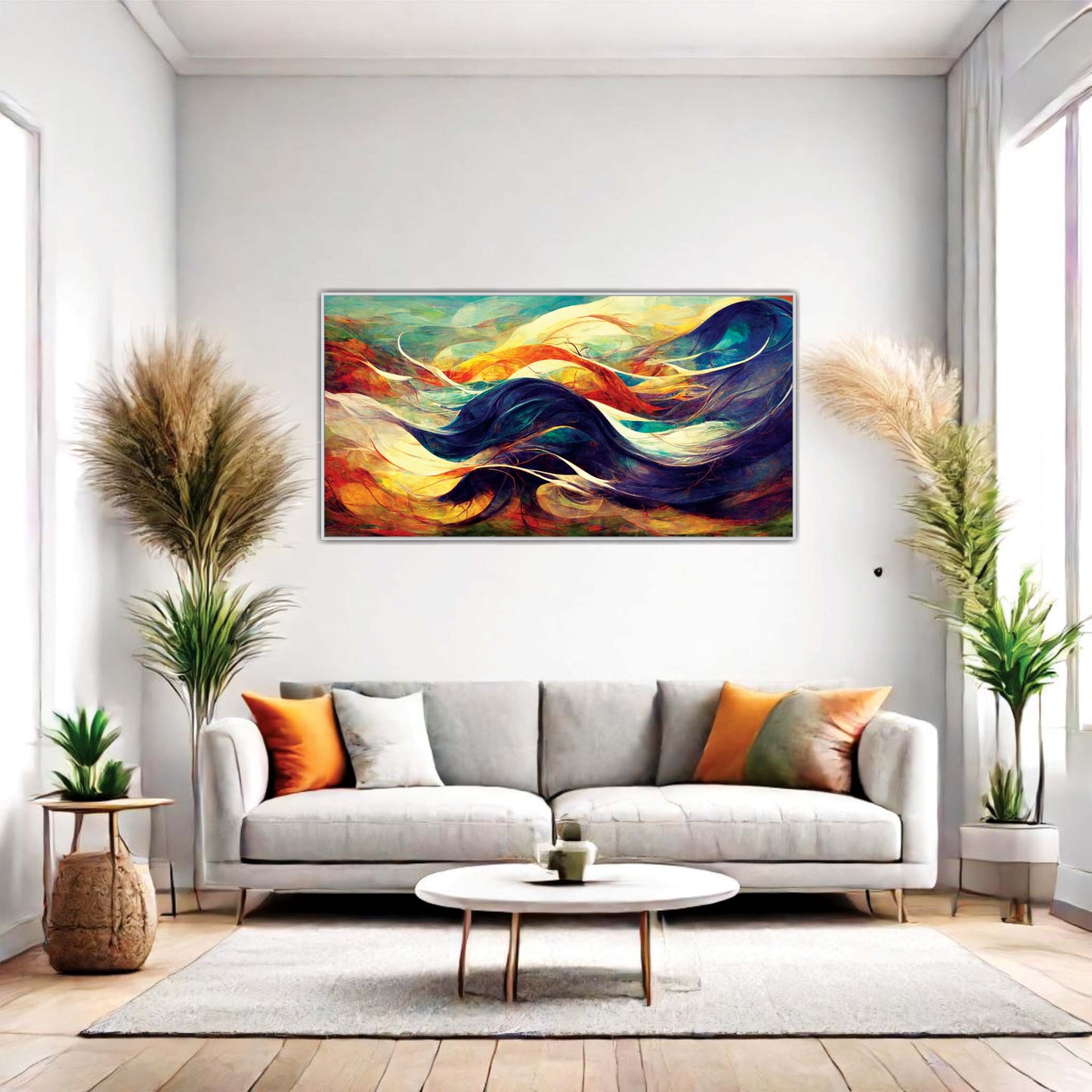 Winds of Flame Canvas Wall Art