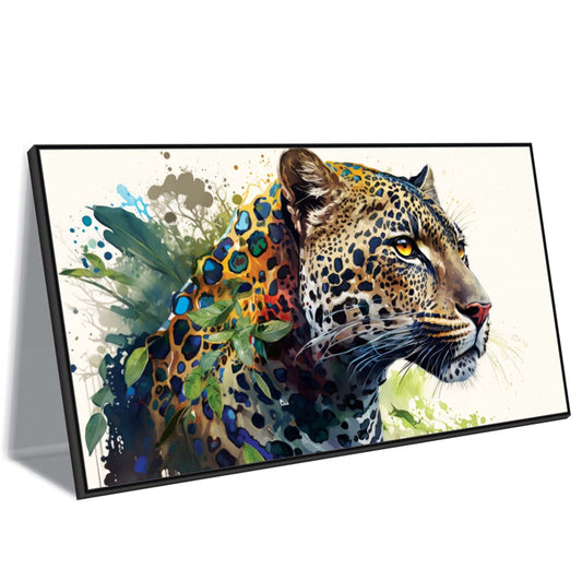 Leopard’s Gaze Canvas Wall Art