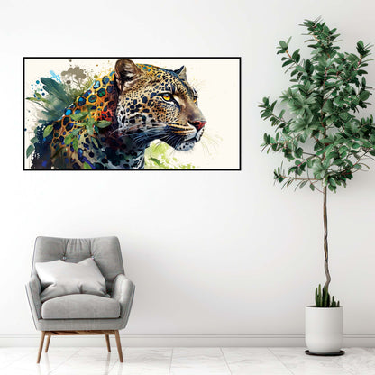 Leopard’s Gaze Canvas Wall Art