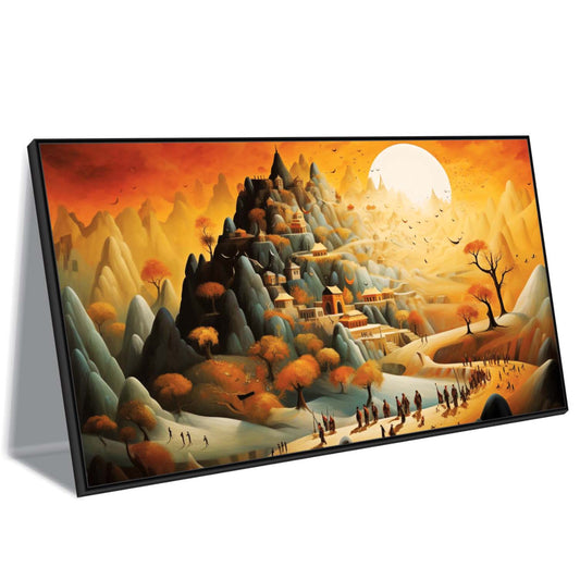 Path to the Sacred Heights Canvas Wall Art