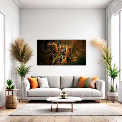 Power in Pairs Canvas Wall Art.