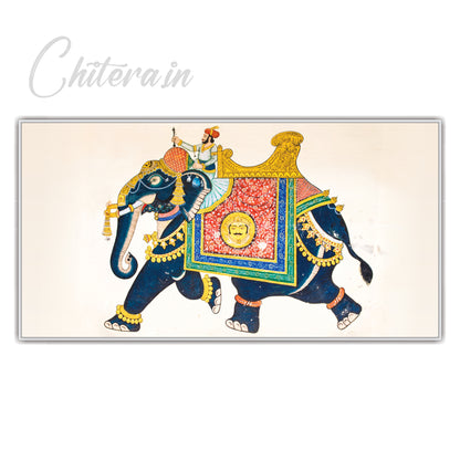 Madhubani city palace painting Canvas Wall Painting