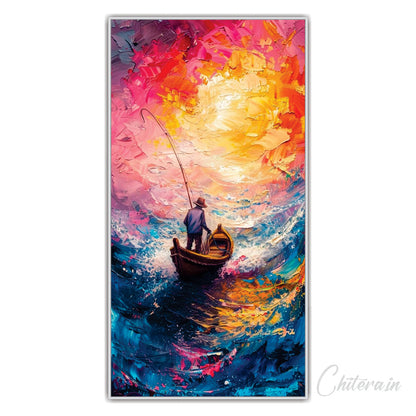 Boating view Canvas Print Wall Painting