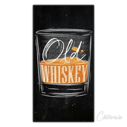 Whiskey Old Color Canvas Print Wall Painting