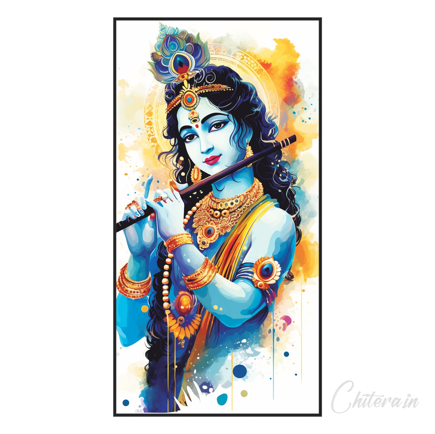 Krishna Wall Canvas Painting