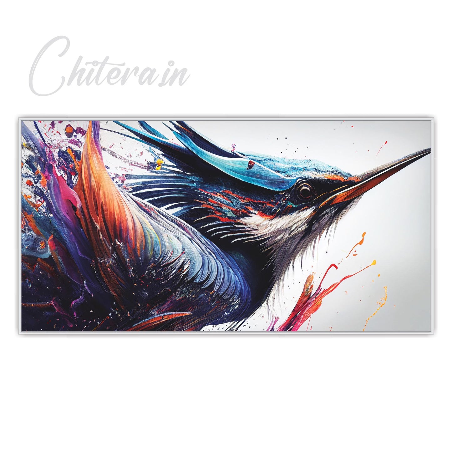 Colourful bird Canvas Print Wall Painting