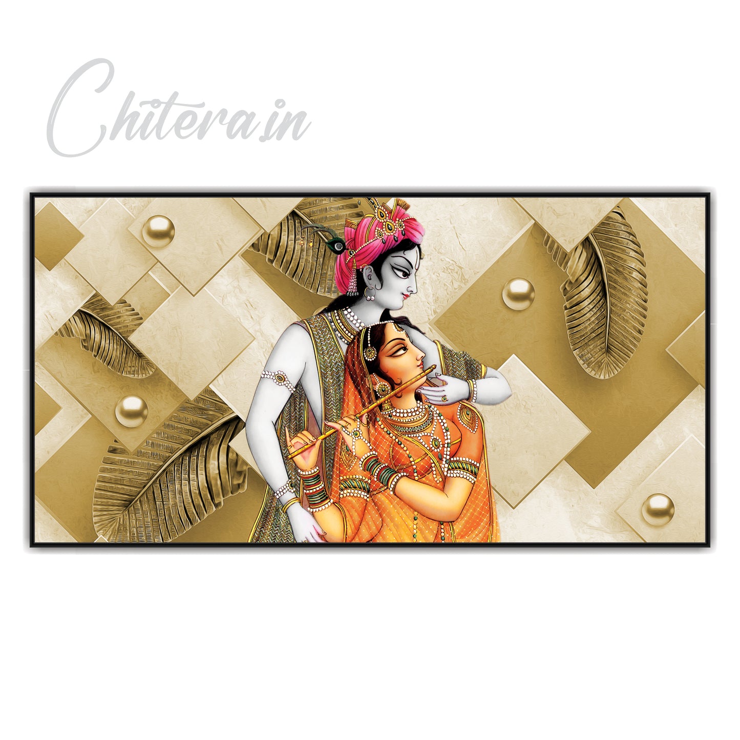 Radha Krishna Canvas Wall Painting