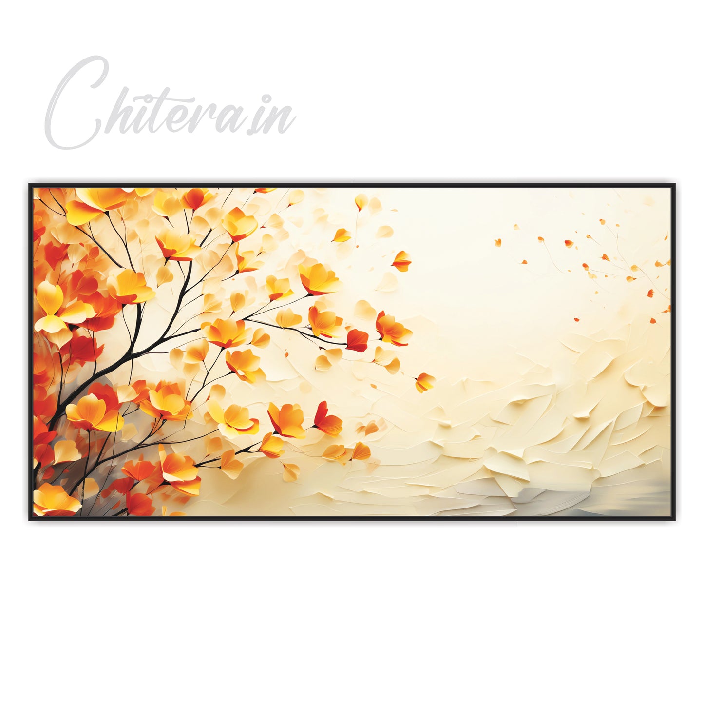 3D Tree Flower art Canvas Print Wall Painting