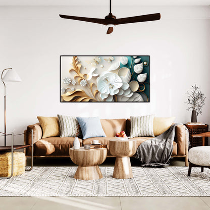 Elegance in Bloom Canvas Wall Art