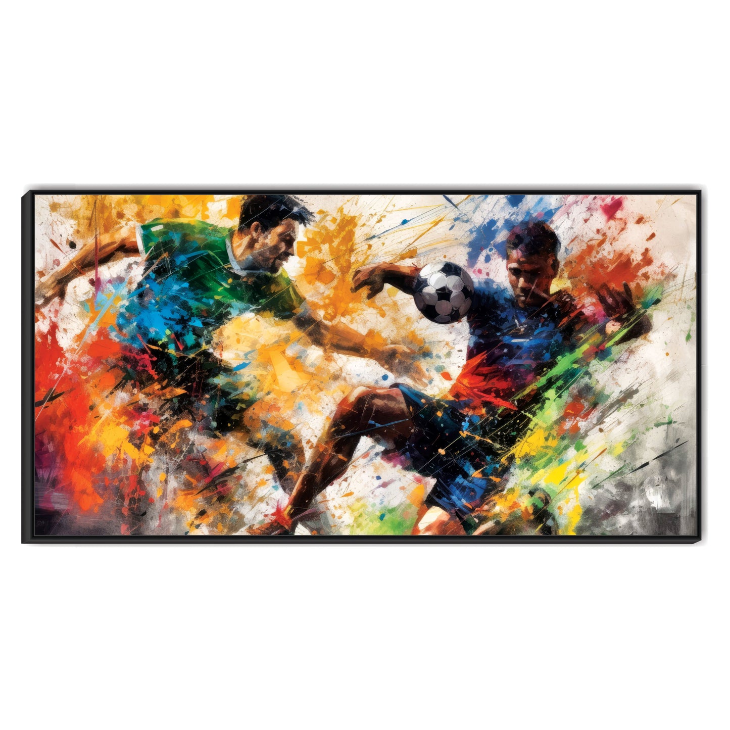 Dynamic Hues Canvas Print Wall Painting