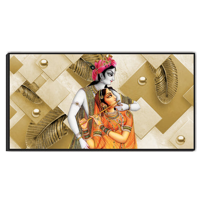 Radha Krishna Canvas Wall Painting