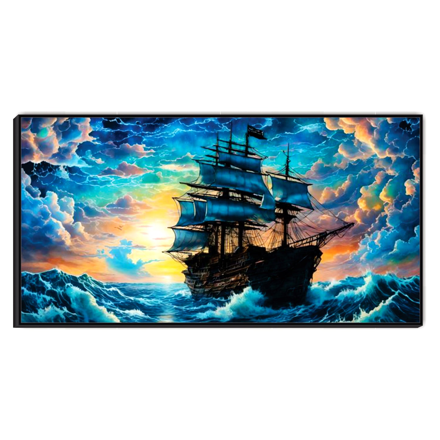 Boating view Canvas Print Wall Painting