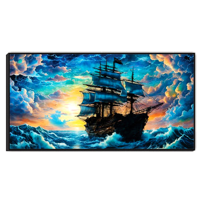 Boating view Canvas Print Wall Painting