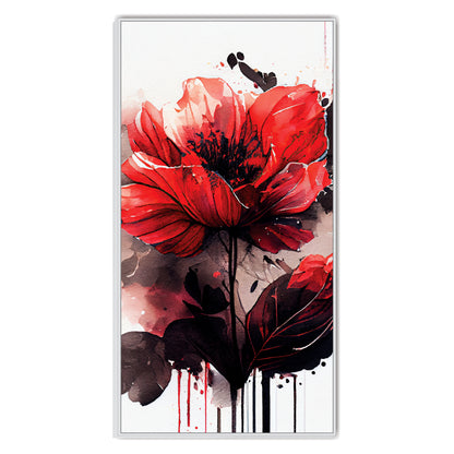 Abstract Watercolor Flower Art Canvas Print Wall Painting