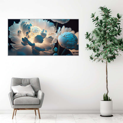 Luminous Bloom Canvas Wall Art