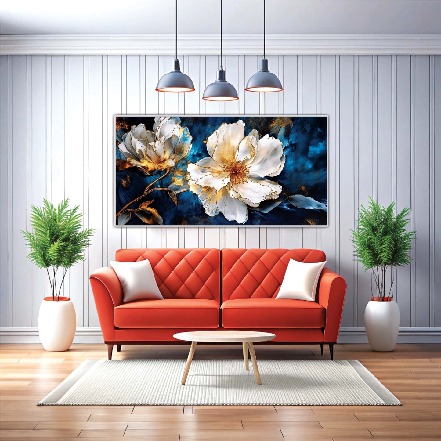 Celestial Bloom Canvas Wall Art