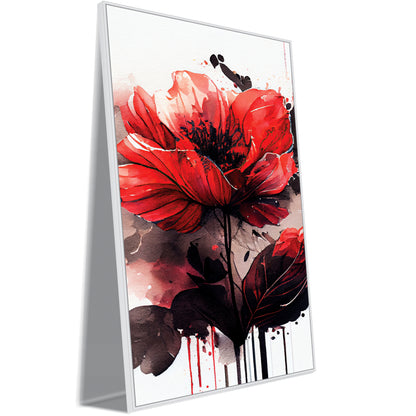 Abstract Watercolor Flower Art Canvas Print Wall Painting