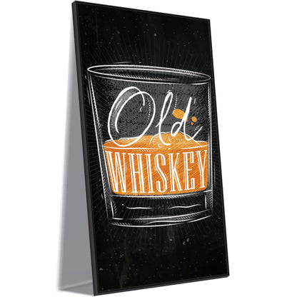 Whiskey Old Color Canvas Print Wall Painting