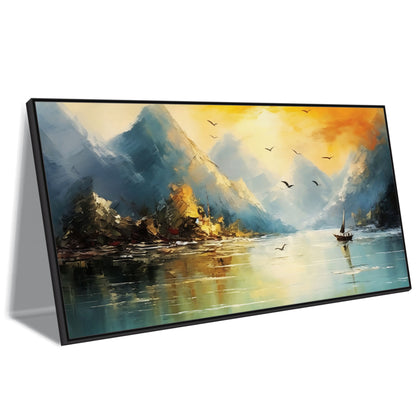 Abstract boating view Canvas Print Wall Painting