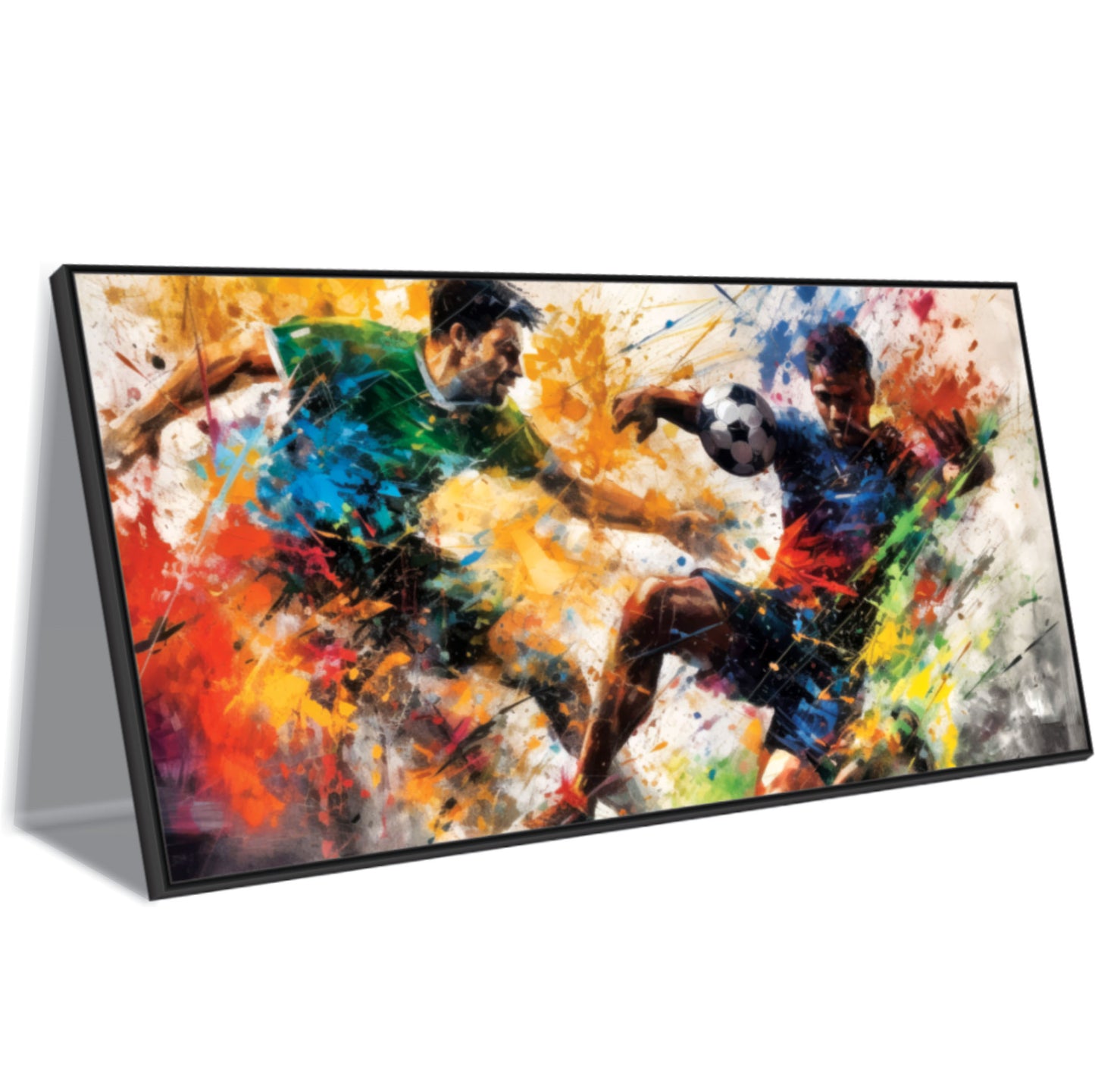 Dynamic Hues Canvas Print Wall Painting