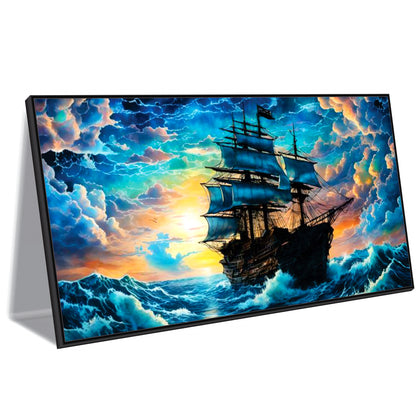 Boating view Canvas Print Wall Painting