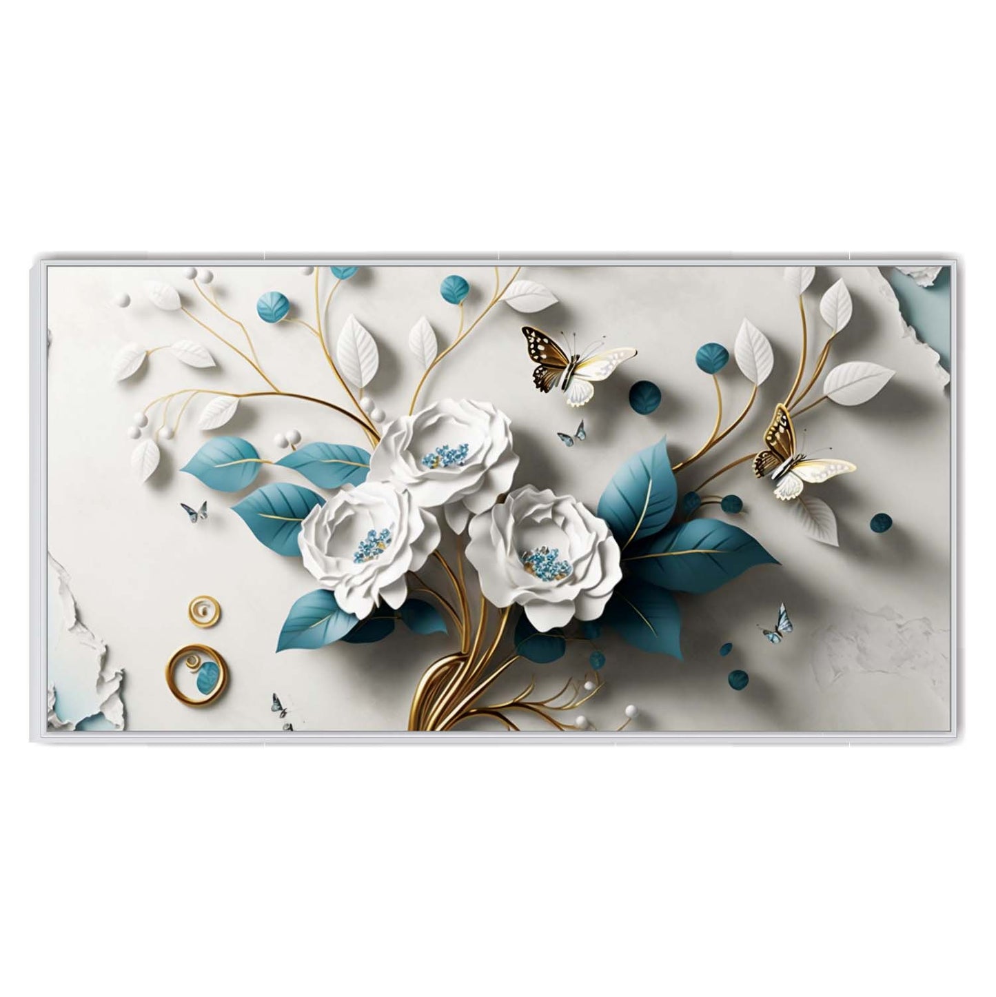Blossoms in Stillness Canvas Wall Art