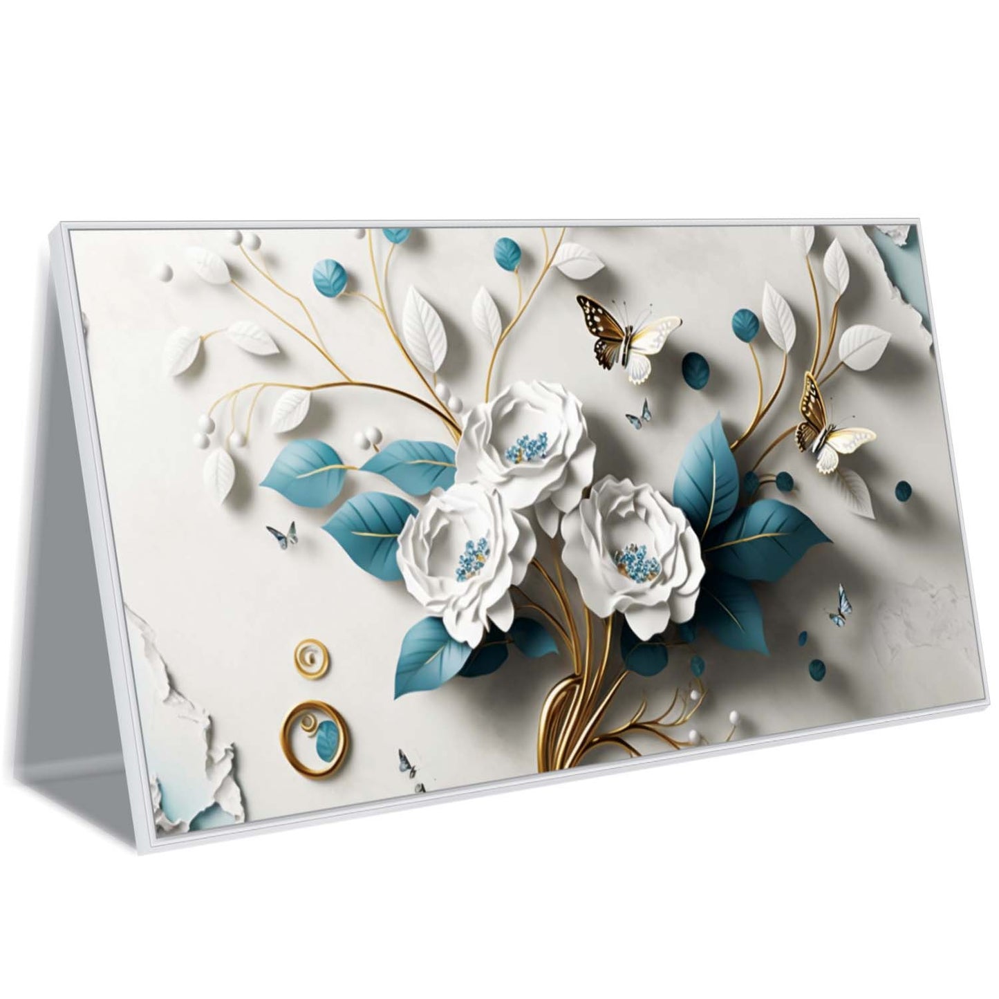 Blossoms in Stillness Canvas Wall Art