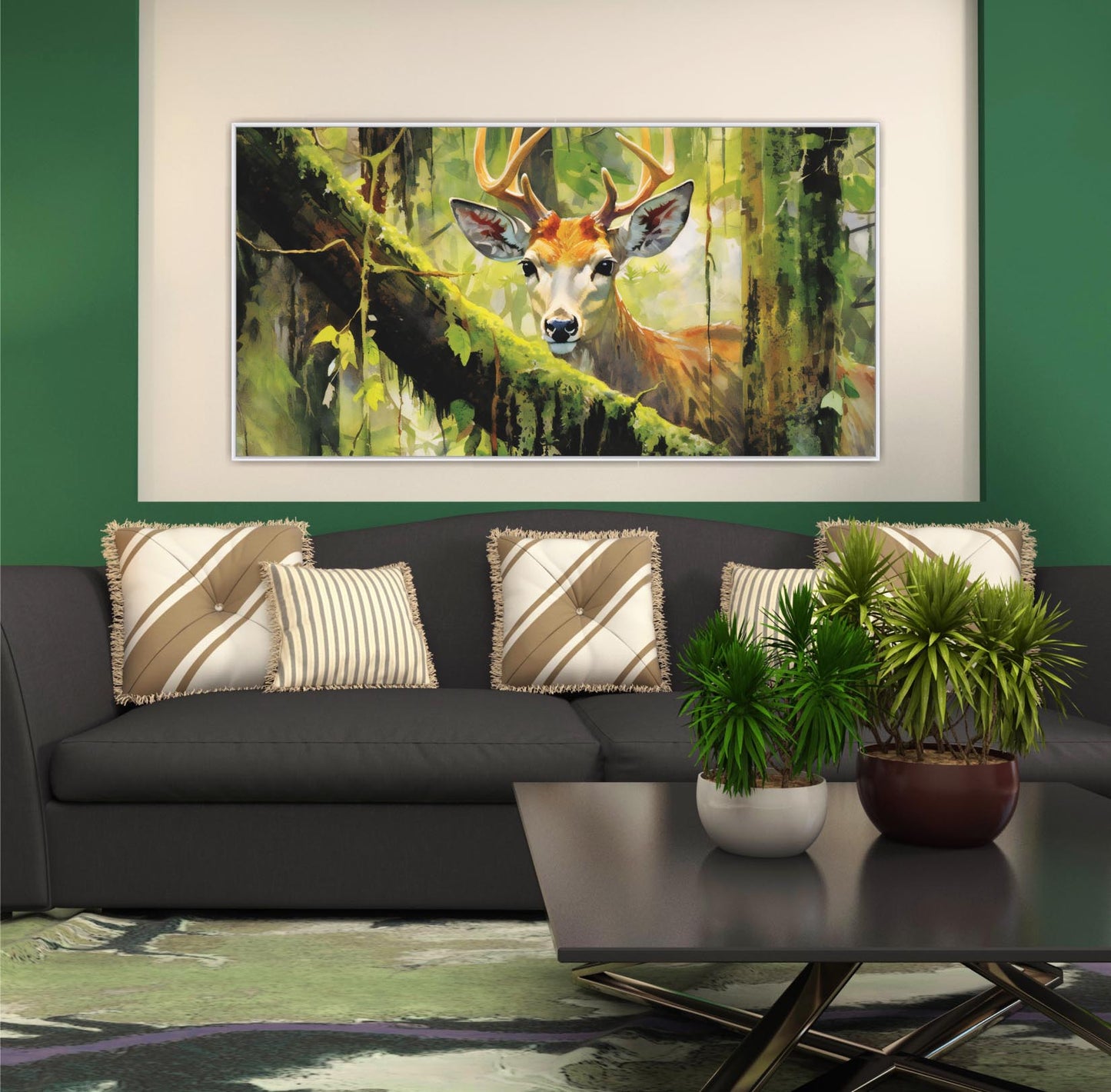 Nature deer Canvas art Print Wall Painting