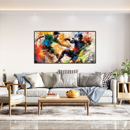 Dynamic Hues Canvas Print Wall Painting