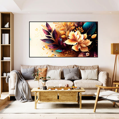 Flower art Canvas Print Wall Painting