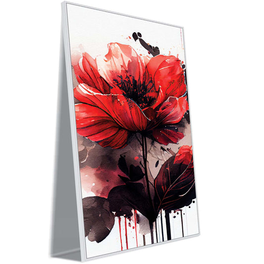 Crimson Reign Canvas Wall Art