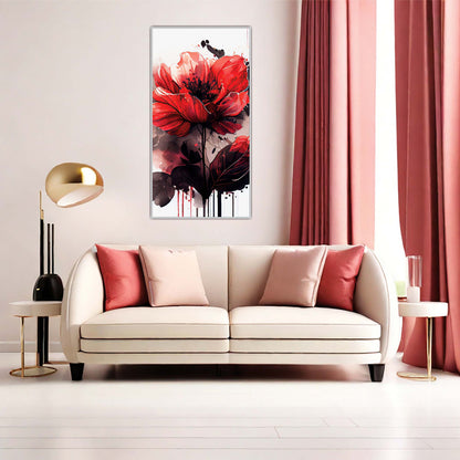 Crimson Reign Canvas Wall Art