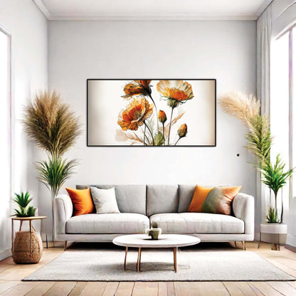 Golden Rhapsody Canvas Wall Art