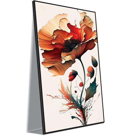 Crimson Reverie Canvas Wall Art