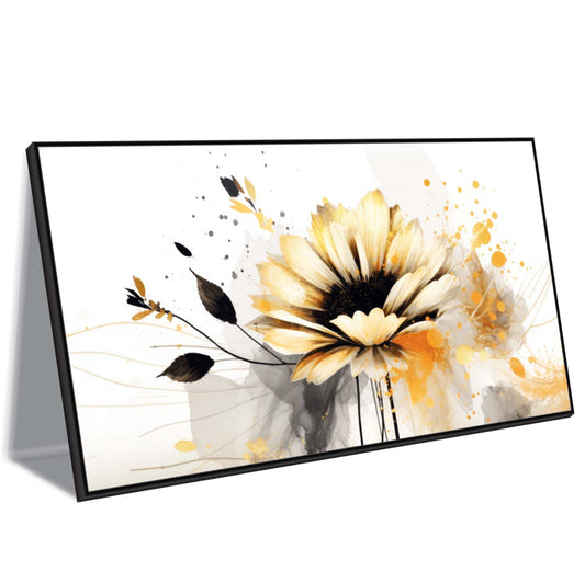 Sunburst Petals Canvas Wall Art