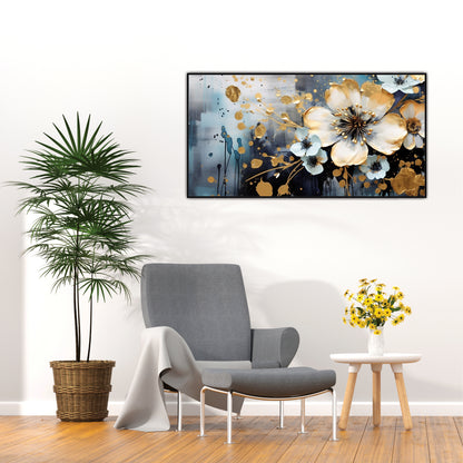 Celestial Bloom Canvas Wall Art