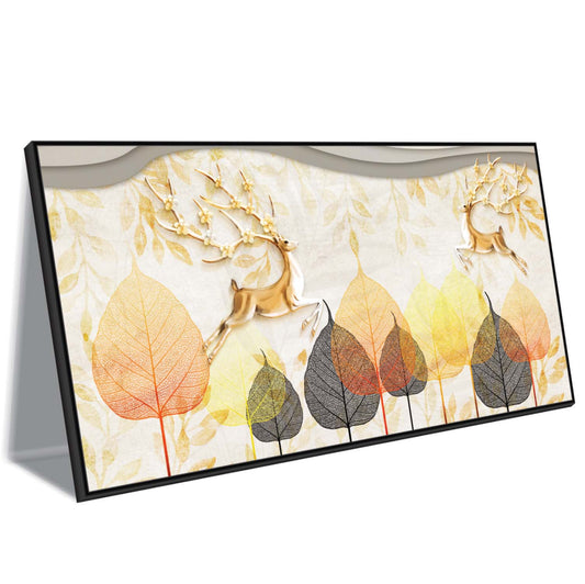 Dancing Through Leaves Canvas Wall Art