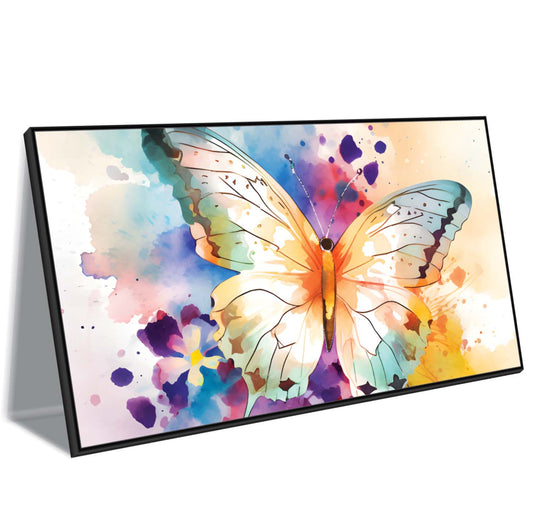 Butterfly Bloom Canvas Wall Art