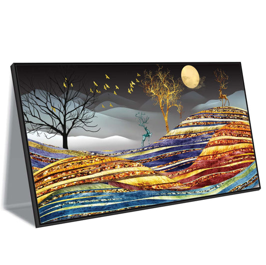 Lunar Tides Canvas Wall Art