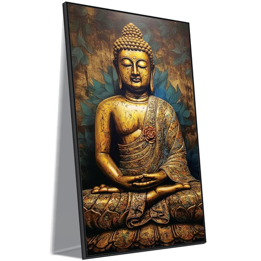 Saffron Peace Canvas Wall Art