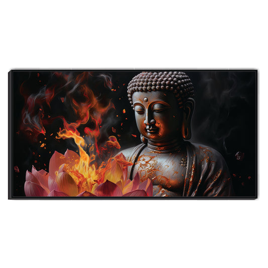 Purity Through Flame Canvas Wall Art