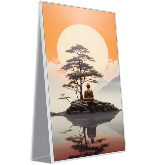 Meditation at Sunrise Canvas Wall Art