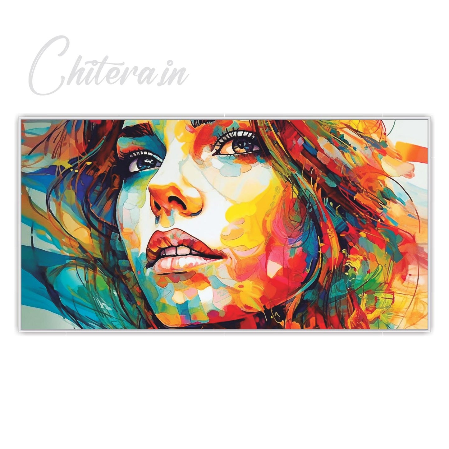 Girl Color full Canvas Art Wall Painting