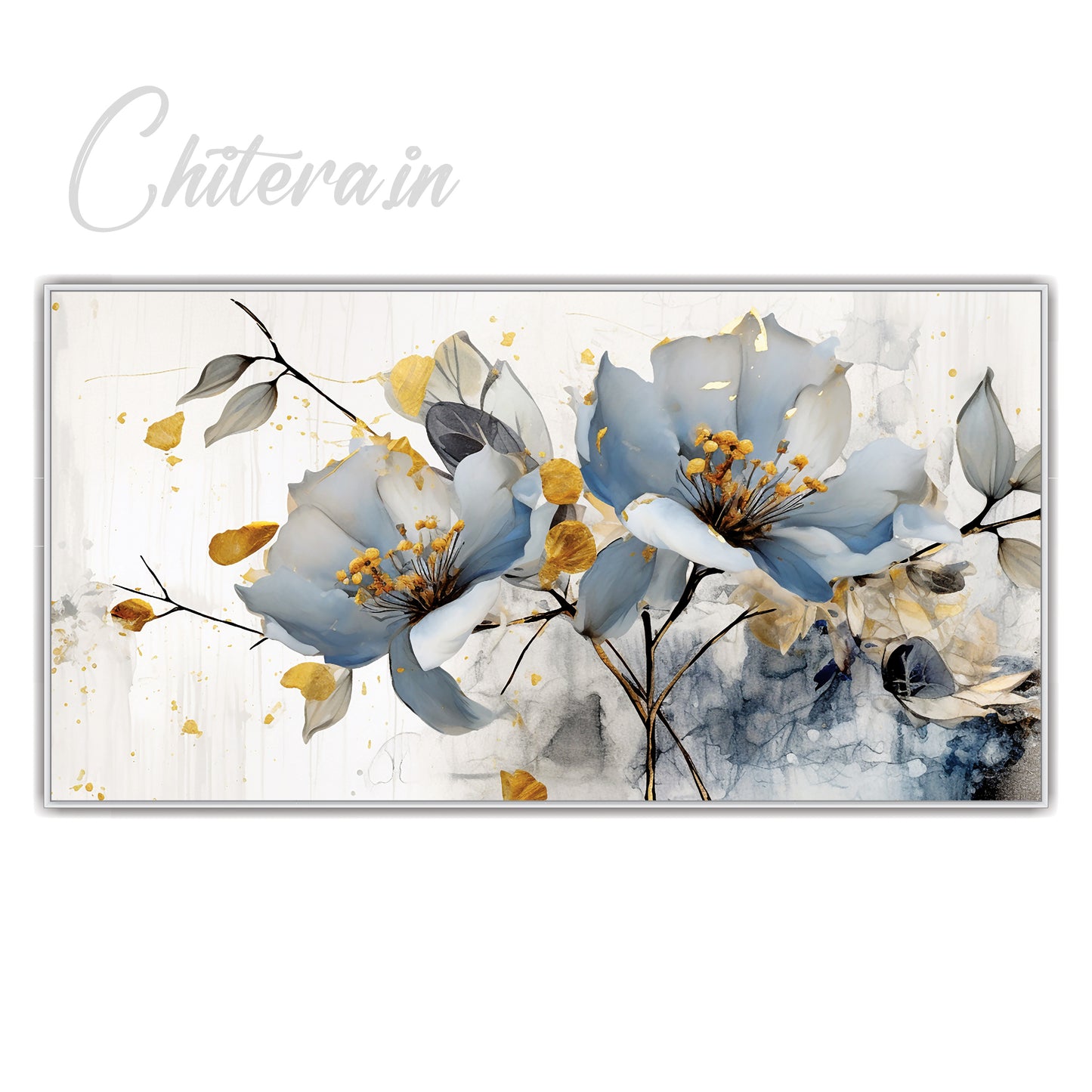 Abstract Art Flower Canvas Print Wall Painting