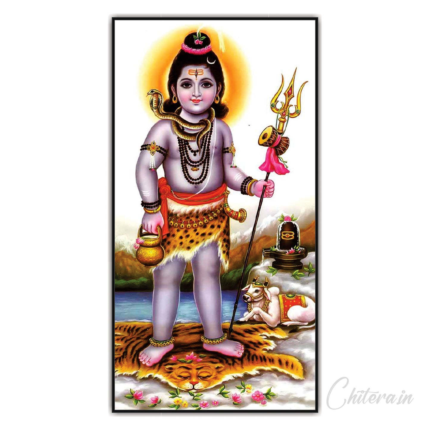 Lord Shiva Canvas Print Wall Painting