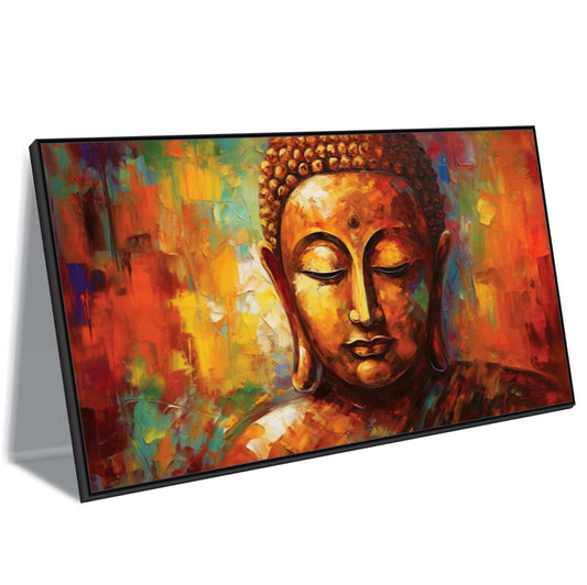 The Meditating Flame Canvas Wall Art
