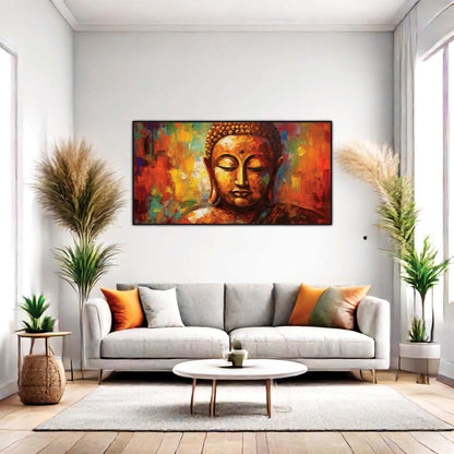 The Meditating Flame Canvas Wall Art