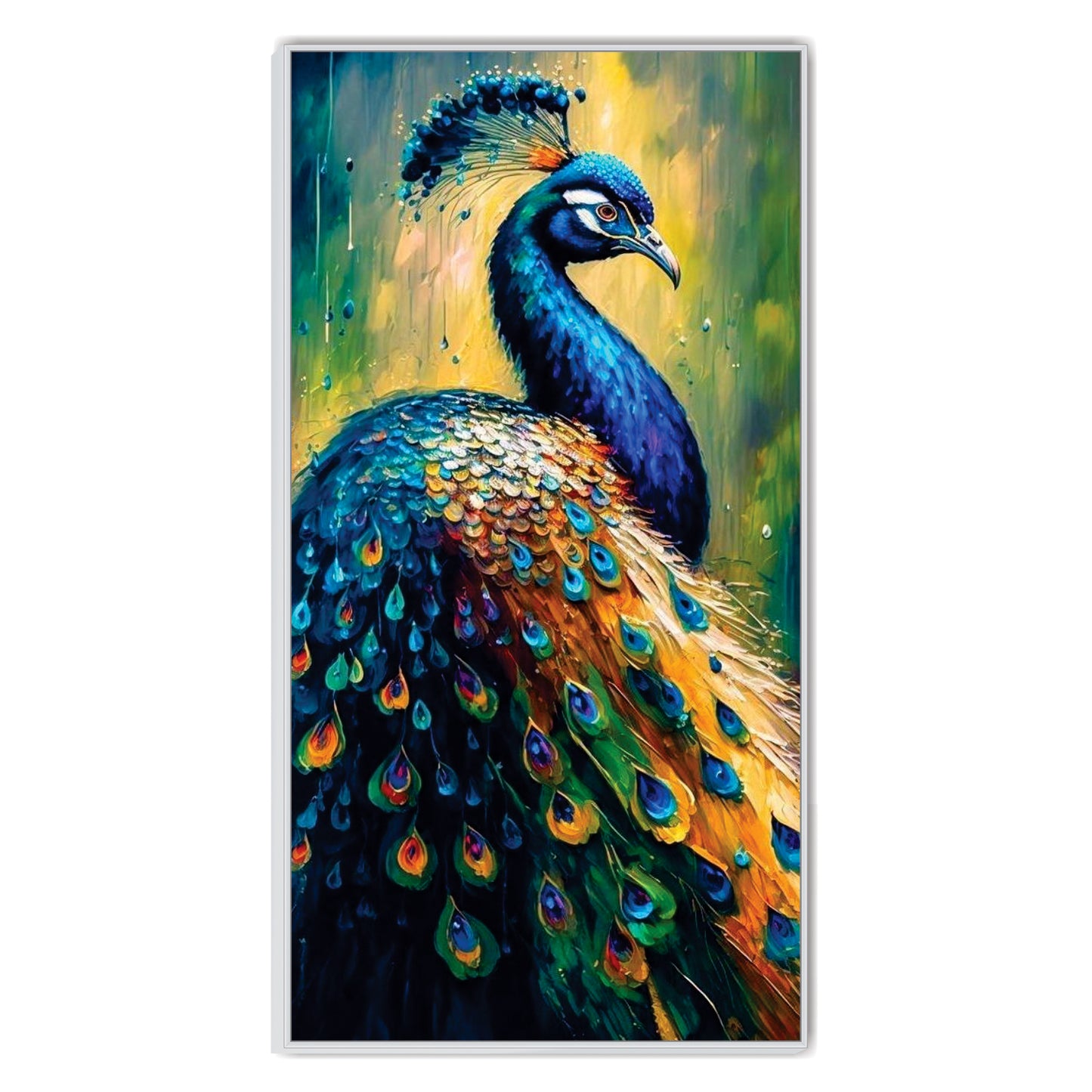 Peacock Canvas art Print Wall Painting