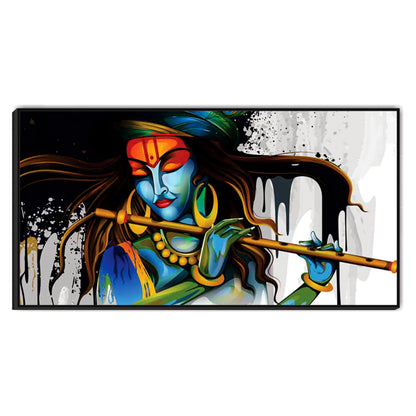 Krishna flute Canvas Art Wall Painting