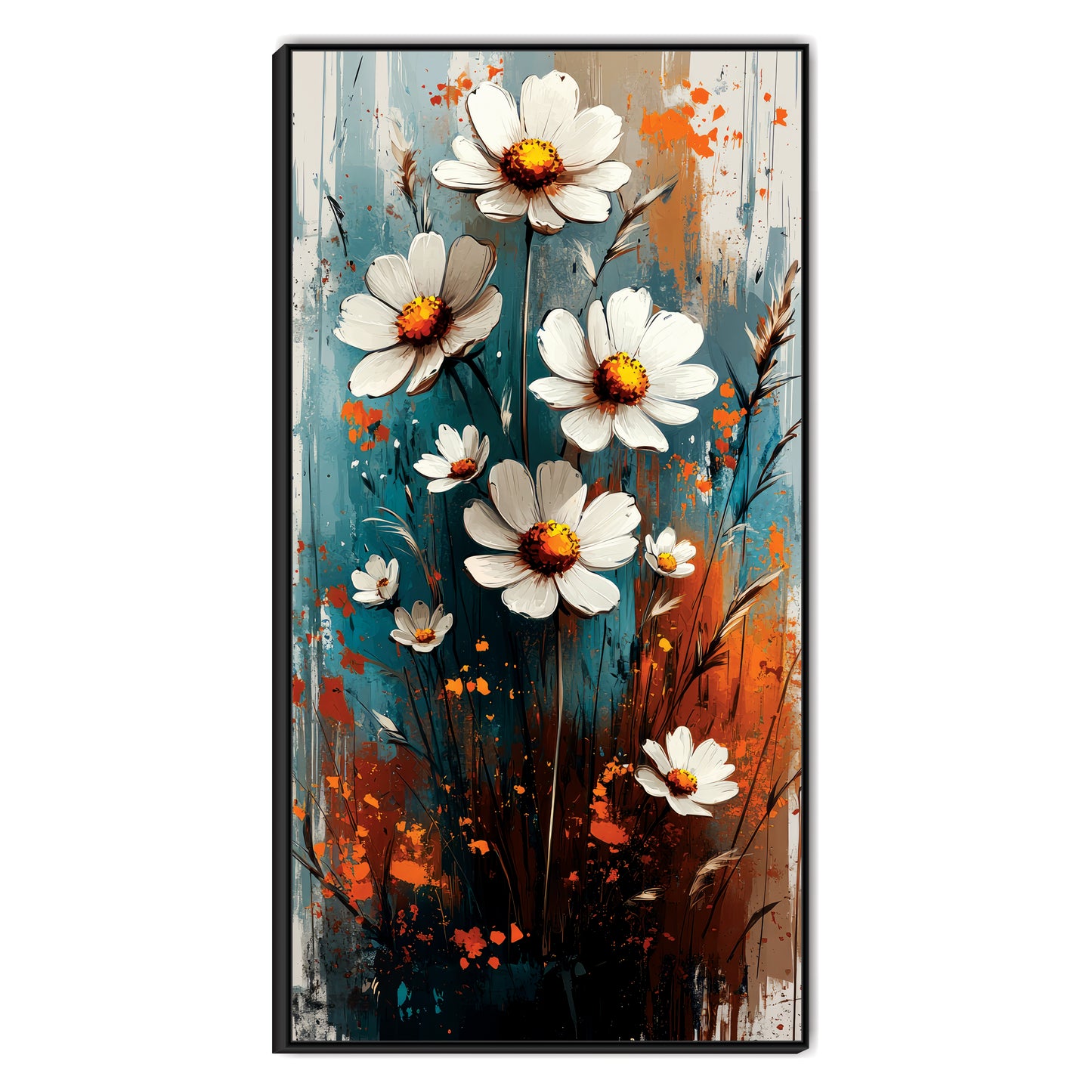 3D Flower Canvas Art Wall Painting